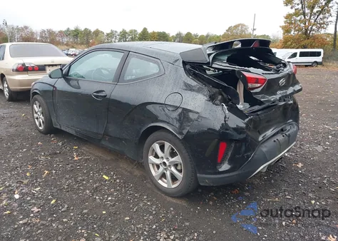 2019 Hyundai Veloster 2.0 Premium z USA, uszkodzony, nr VIN KMHTG6AF0KU012056
